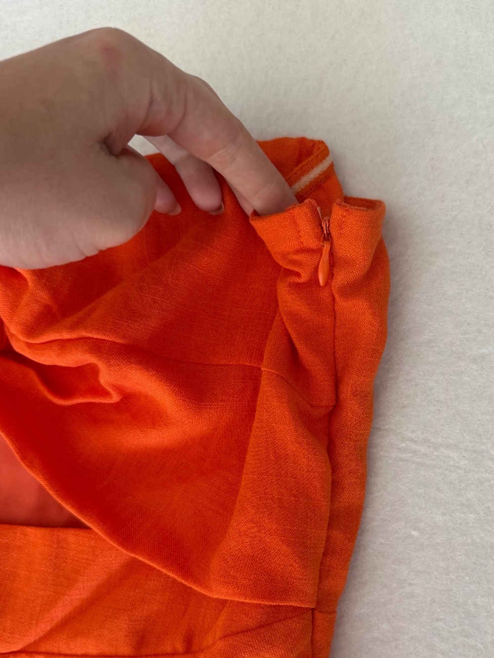 Showpo Avie Orange Twist Strapless Cutout Cocktail Midi Dress NWT US 10 Party - Picture 8 of 15